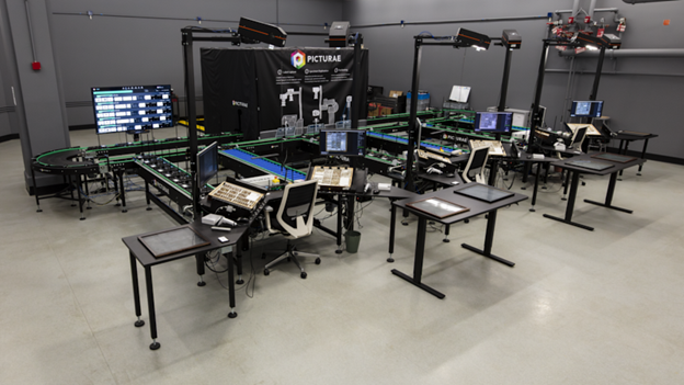 Pinned insect digitization conveyor at National Museum of Natural History