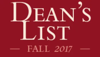 Dean's List: Fall 2017