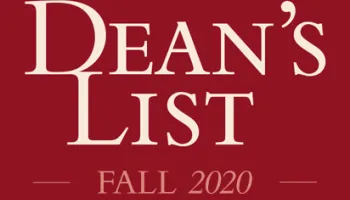 Dean's List: Fall 2020