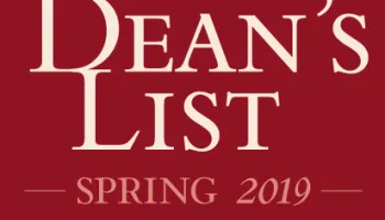 Dean's List: Spring 2019