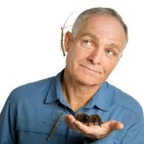 Mike Raupp with bugs